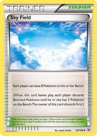 XY  Roaring Skies  089/108 Sky Field  - Uncommon