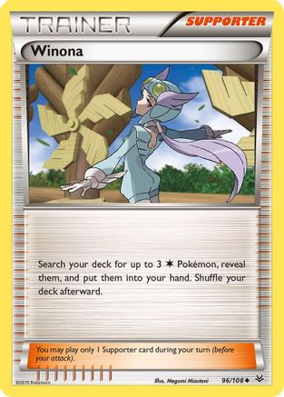XY  Roaring Skies  096/108 Winona  - Reverse Holofoil - Uncommon
