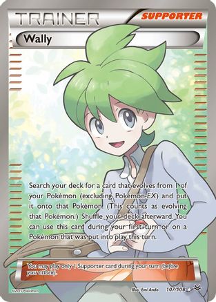 XY  Roaring Skies  107/108 Wally (107 Full Art)  - Holofoil - Ultra Rare