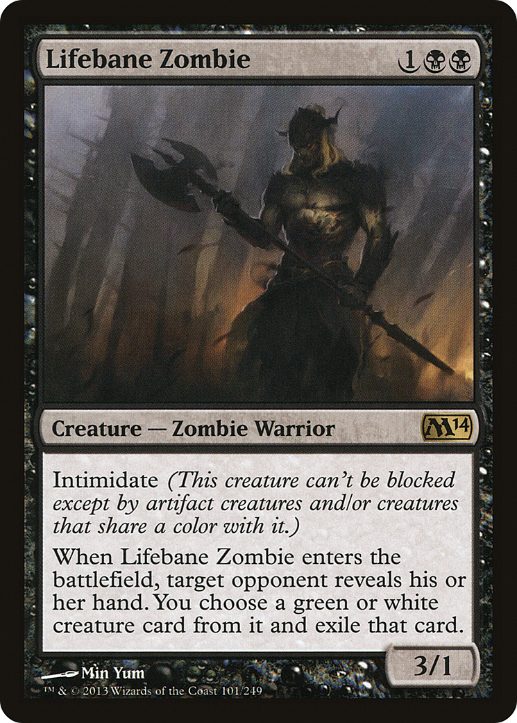 Magic 2014 - (M14-101) - Lifebane Zombie