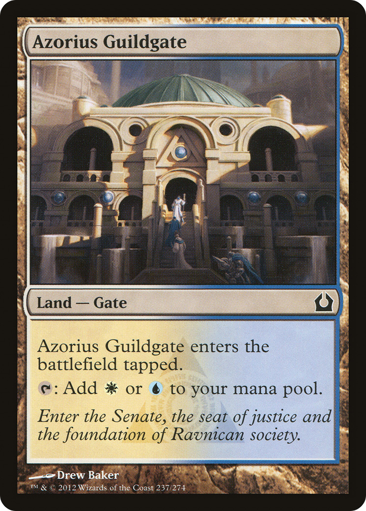 Return to Ravnica - (RTR-237) - Azorius Guildgate Foil