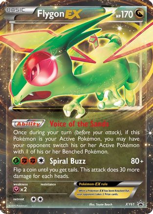 XY Promos  XY61 Flygon EX  - Holofoil - Promo