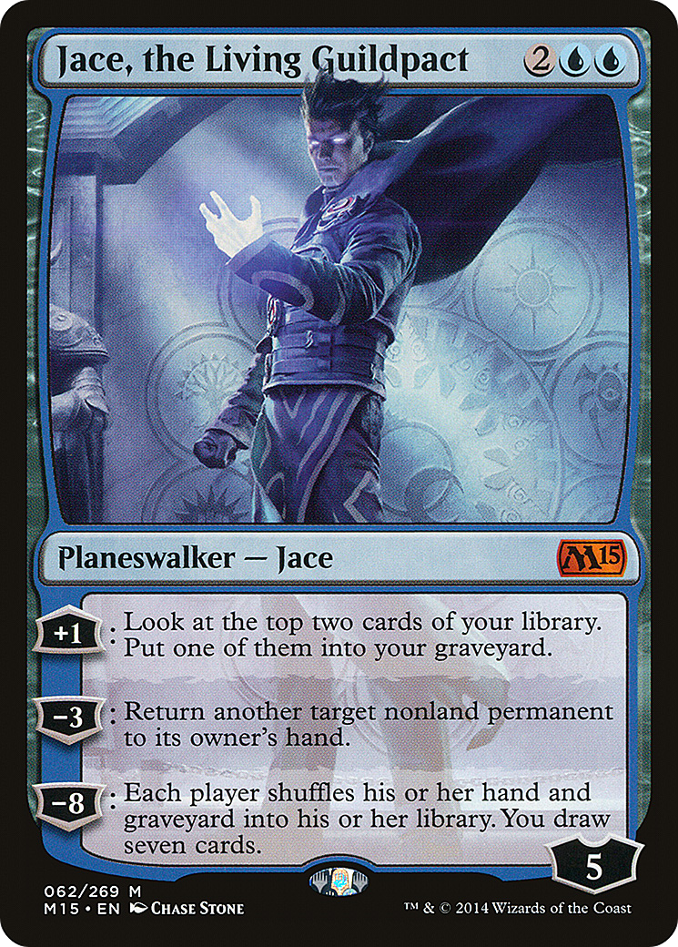 Magic 2015 - (M15-062) - Jace, the Living Guildpact