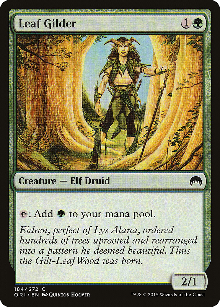 Magic Origins - (ORI-184) - Leaf Gilder Foil