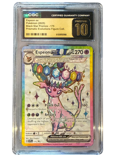 SV Scarlet & Violet Promo Cards  SVP 175 CGC10 PRISTINE #6130892066 Espeon ex - 175  - Holofoil - Promo
