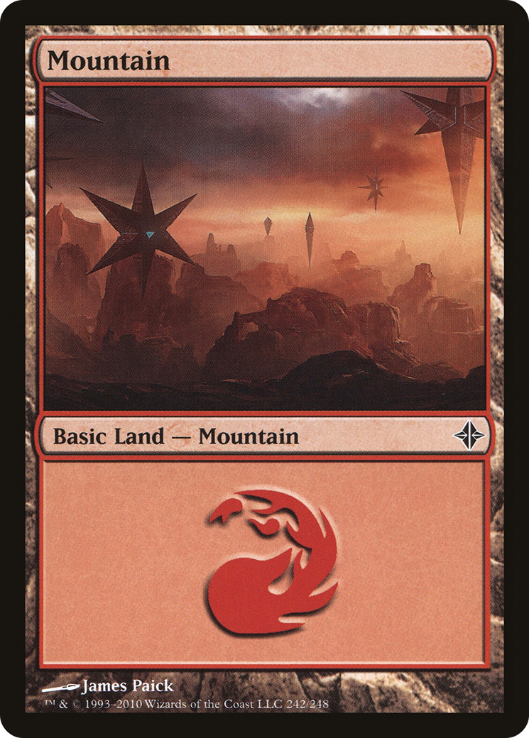 Rise of the Eldrazi - (ROE-242) - Mountain (242) Foil