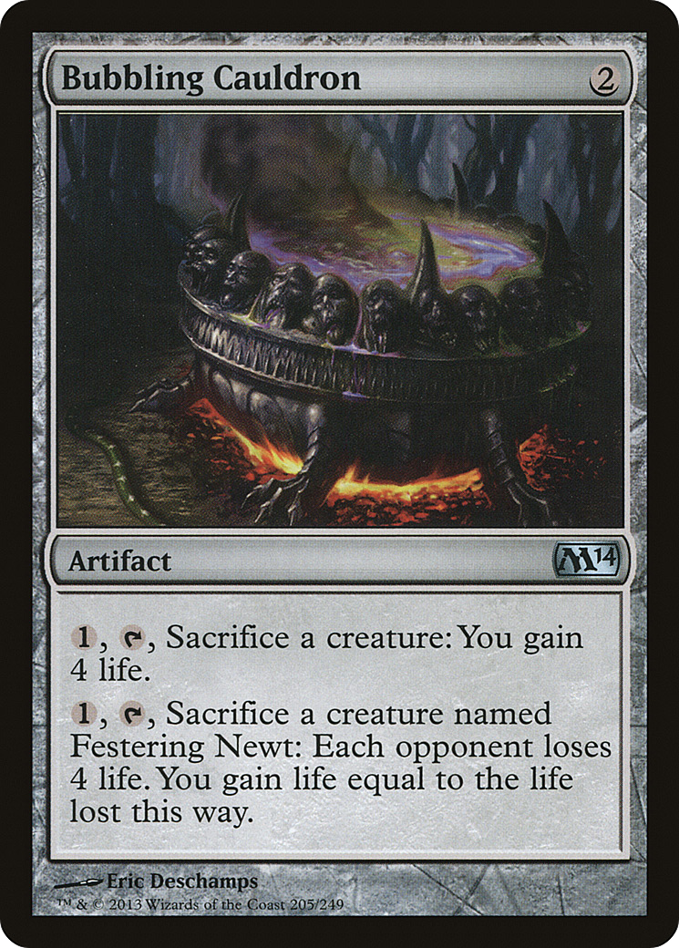 Magic 2014 - (M14-205) - Bubbling Cauldron