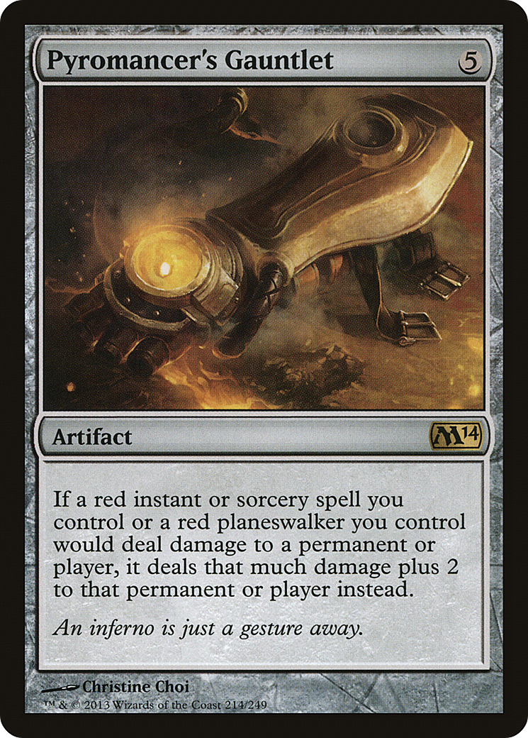 Magic 2014 - (M14-214) - Pyromancer's Gauntlet