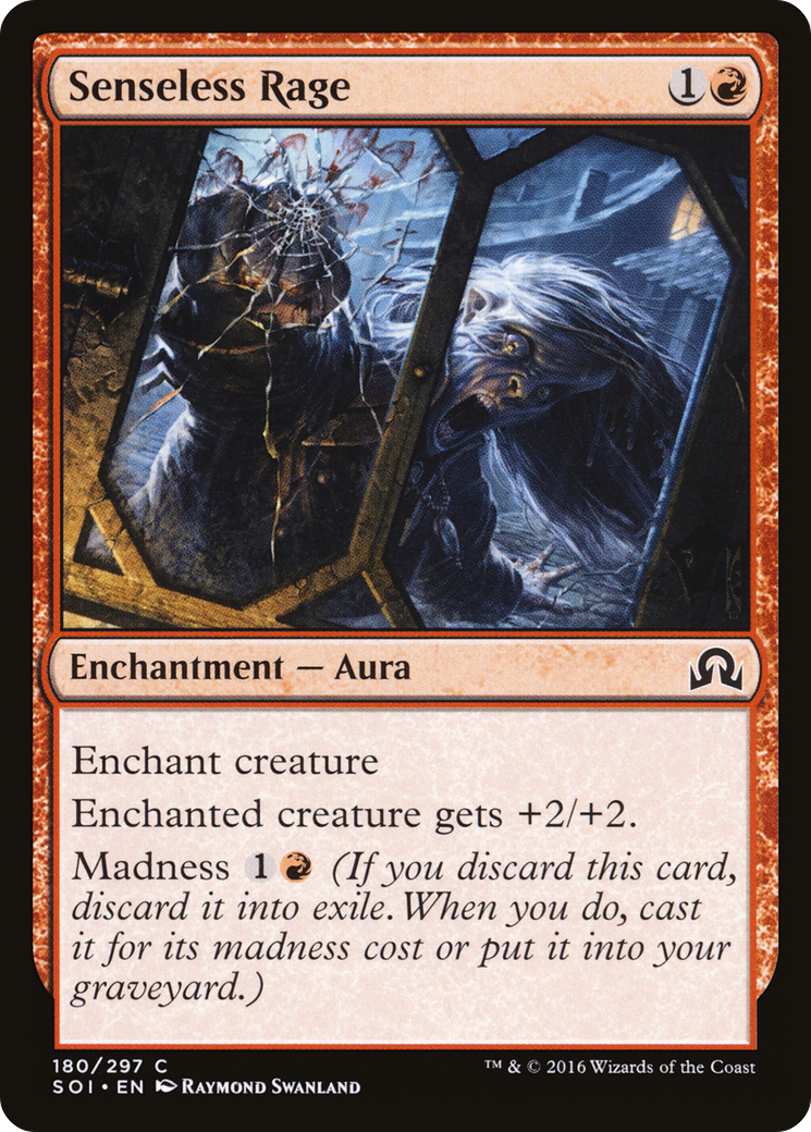 Shadows over Innistrad - (SOI-180) - Senseless Rage