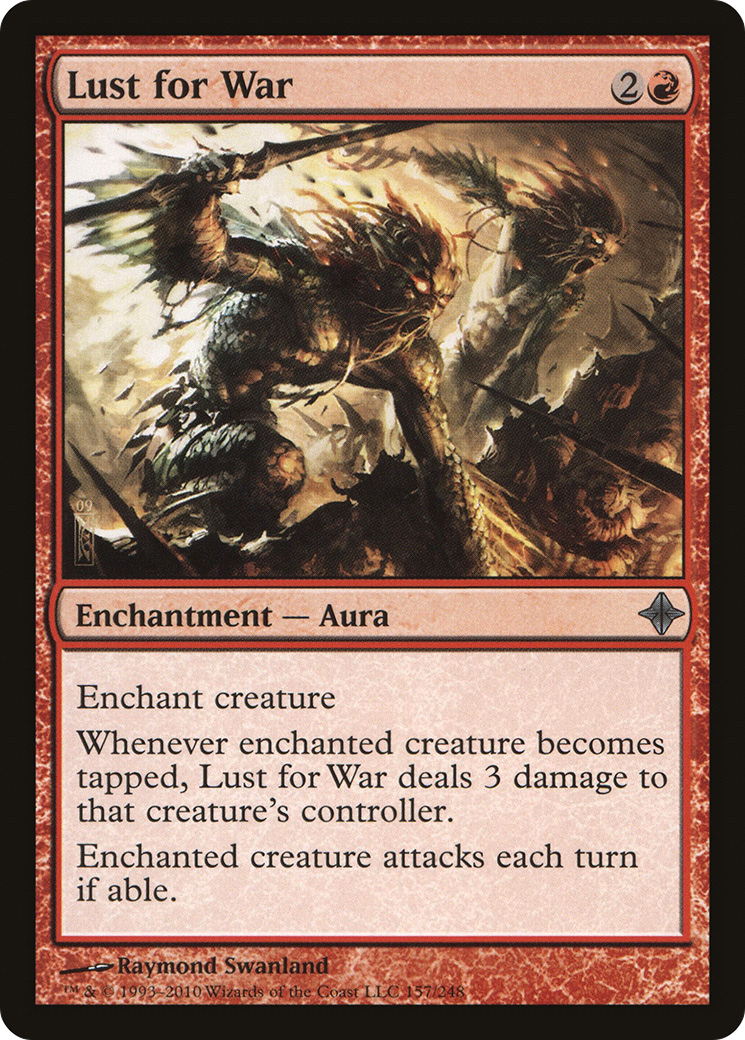 Rise of the Eldrazi - (ROE-157) - Lust for War Foil