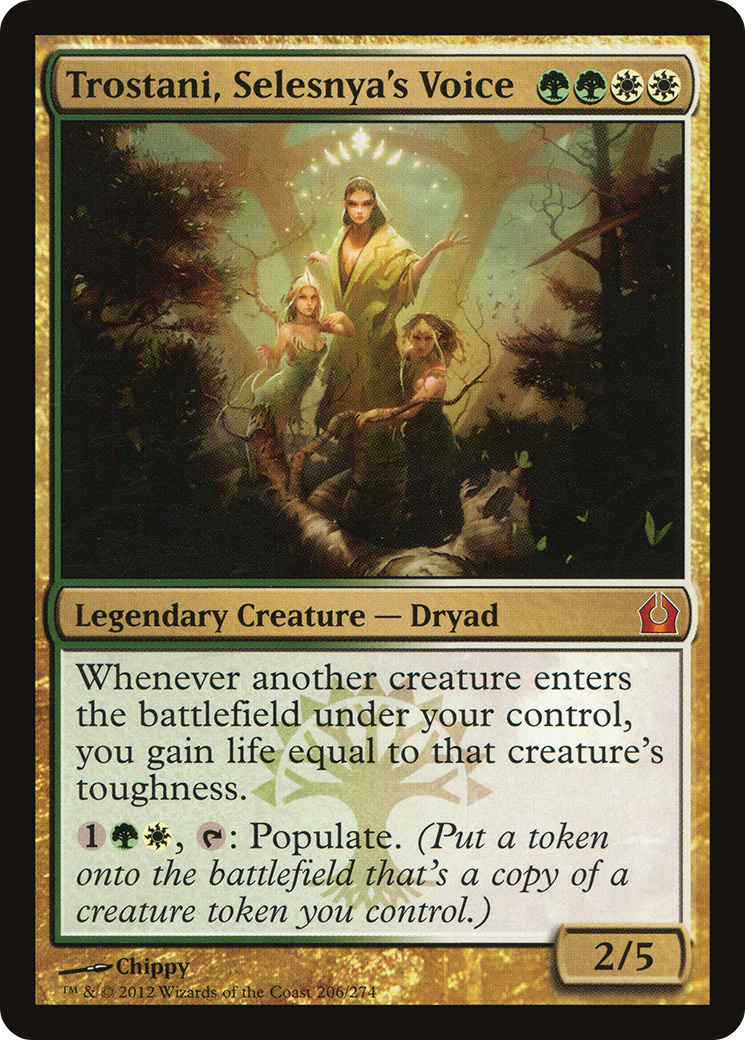 Return to Ravnica - (RTR-206) - Trostani, Selesnya's Voice Foil