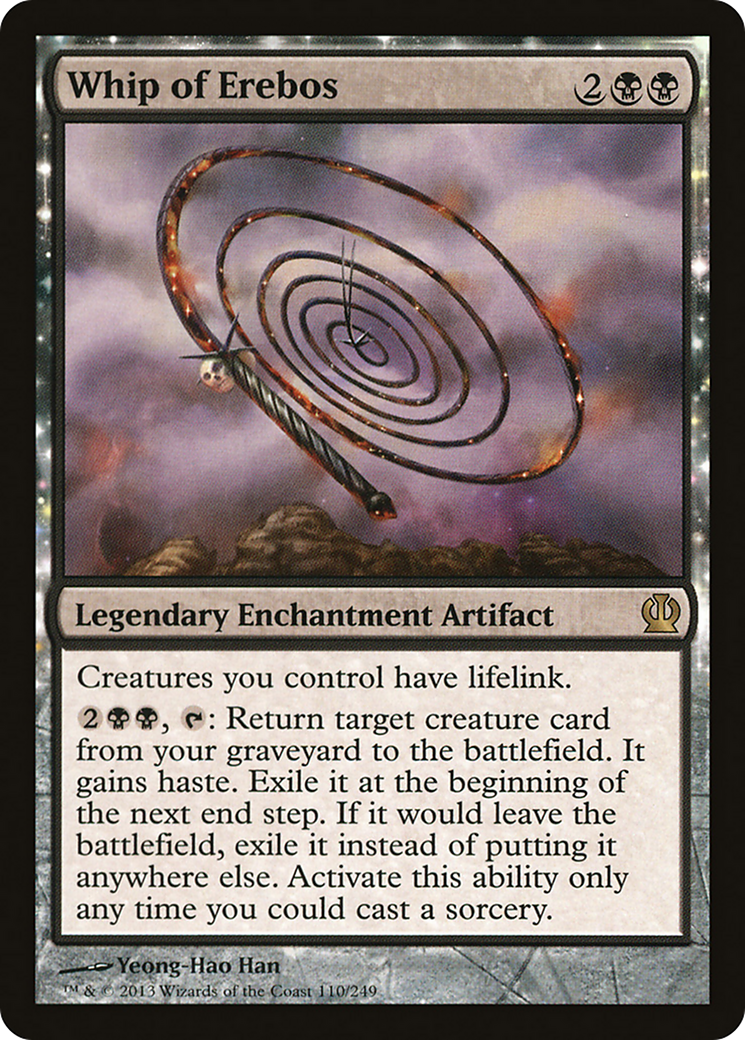 Theros - (THS-110) - Whip of Erebos: (enchantment) Foil