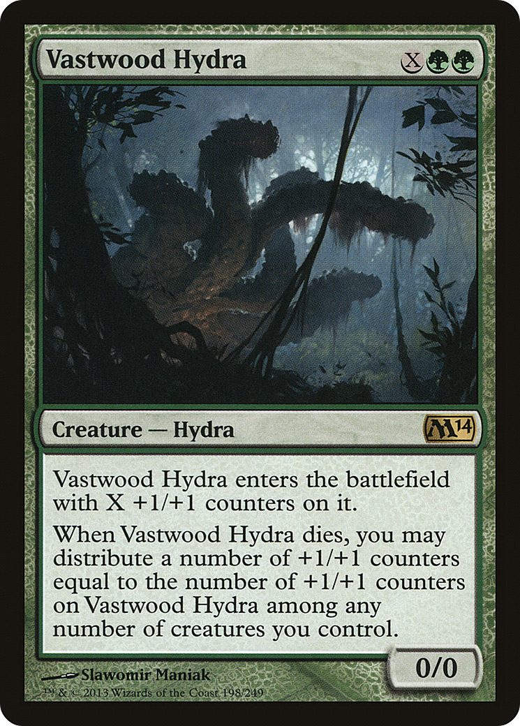 Magic 2014 - (M14-198) - Vastwood Hydra Foil