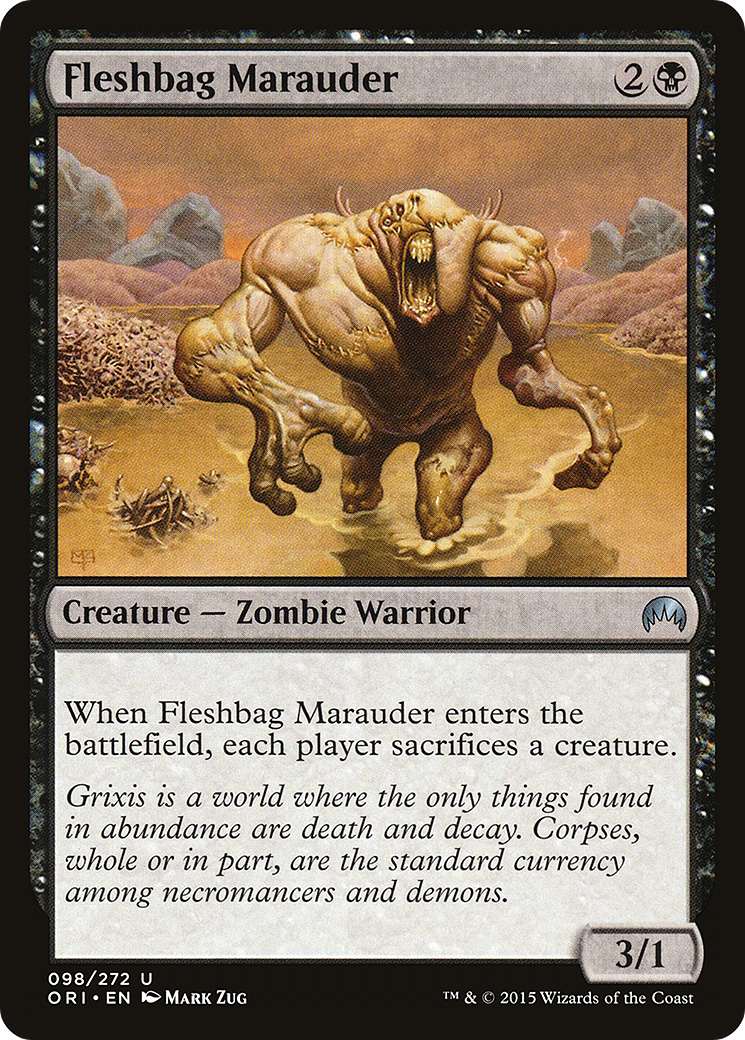 Magic Origins - (ORI-098) - Fleshbag Marauder Foil