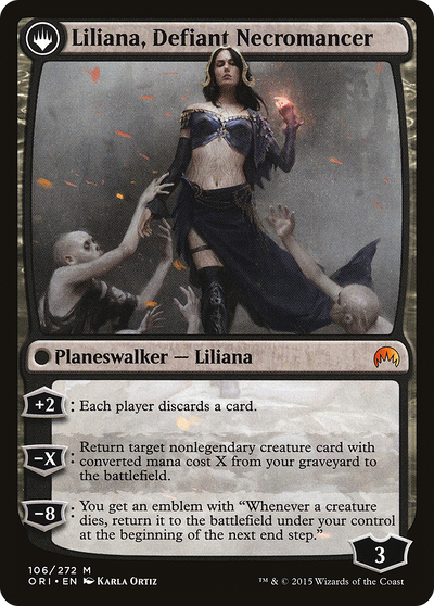 Magic Origins - (ORI-106) - Liliana, Heretical Healer: (originpwdfc) Foil