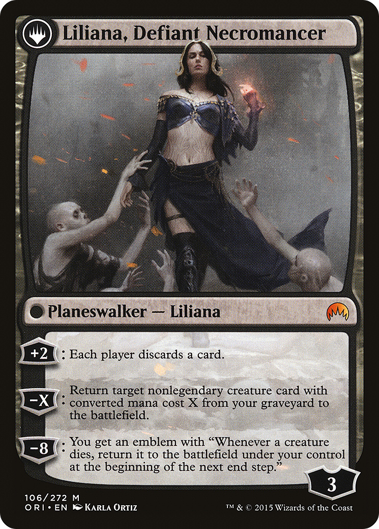 Magic Origins - (ORI-106) - Liliana, Heretical Healer: (originpwdfc) Foil
