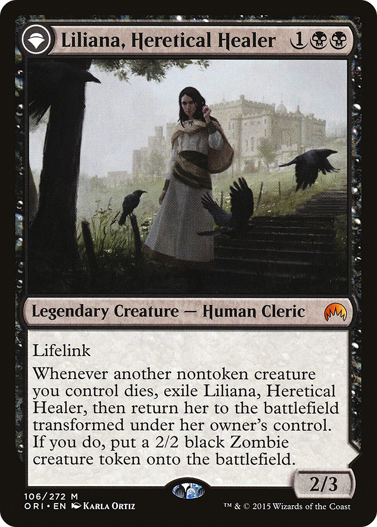 Magic Origins - (ORI-106) - Liliana, Heretical Healer: (originpwdfc)