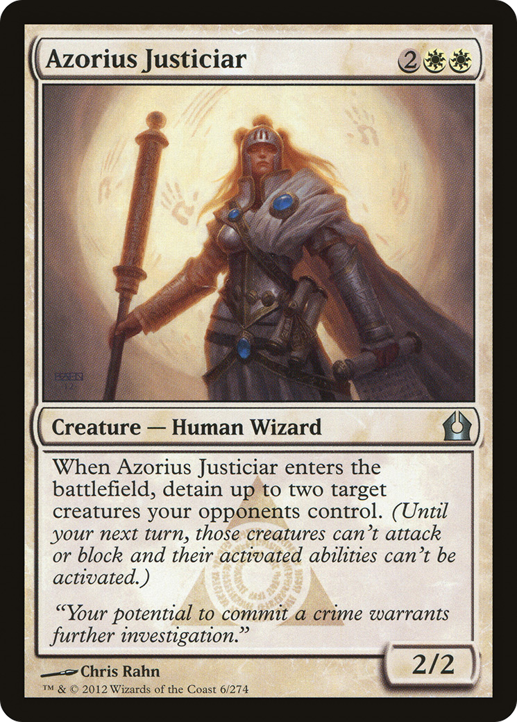Return to Ravnica - (RTR-006) - Azorius Justiciar Foil