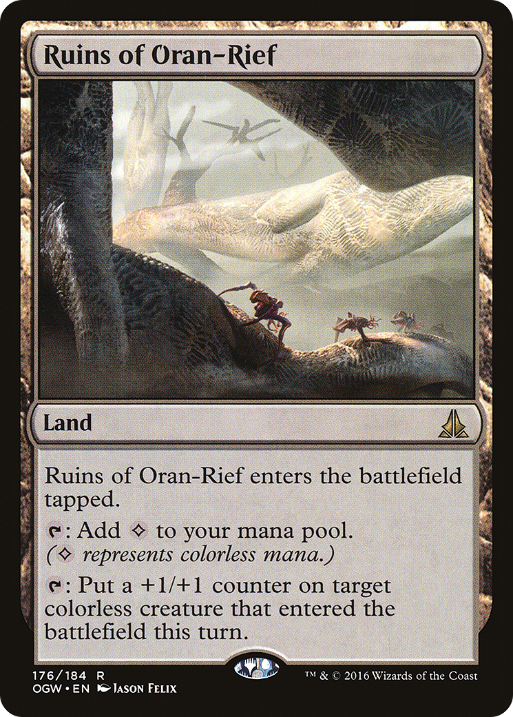 Oath of the Gatewatch - (OGW-176) - Ruins of Oran-Rief Foil