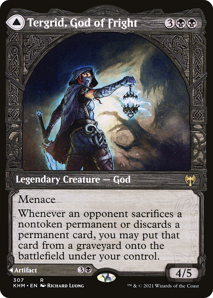 Kaldheim - (KHM-307) - Tergrid, God of Fright (Showcase): (Showcase) Foil