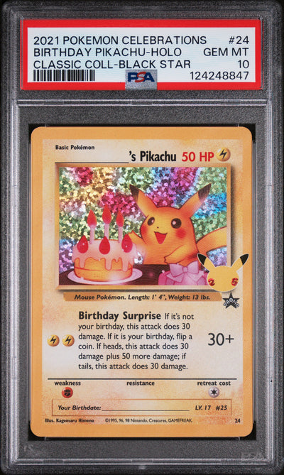 Celebrations Classic Collection  024/53 PSA10 #124248847 ______'s Pikachu  - Holofoil - Classic Collection