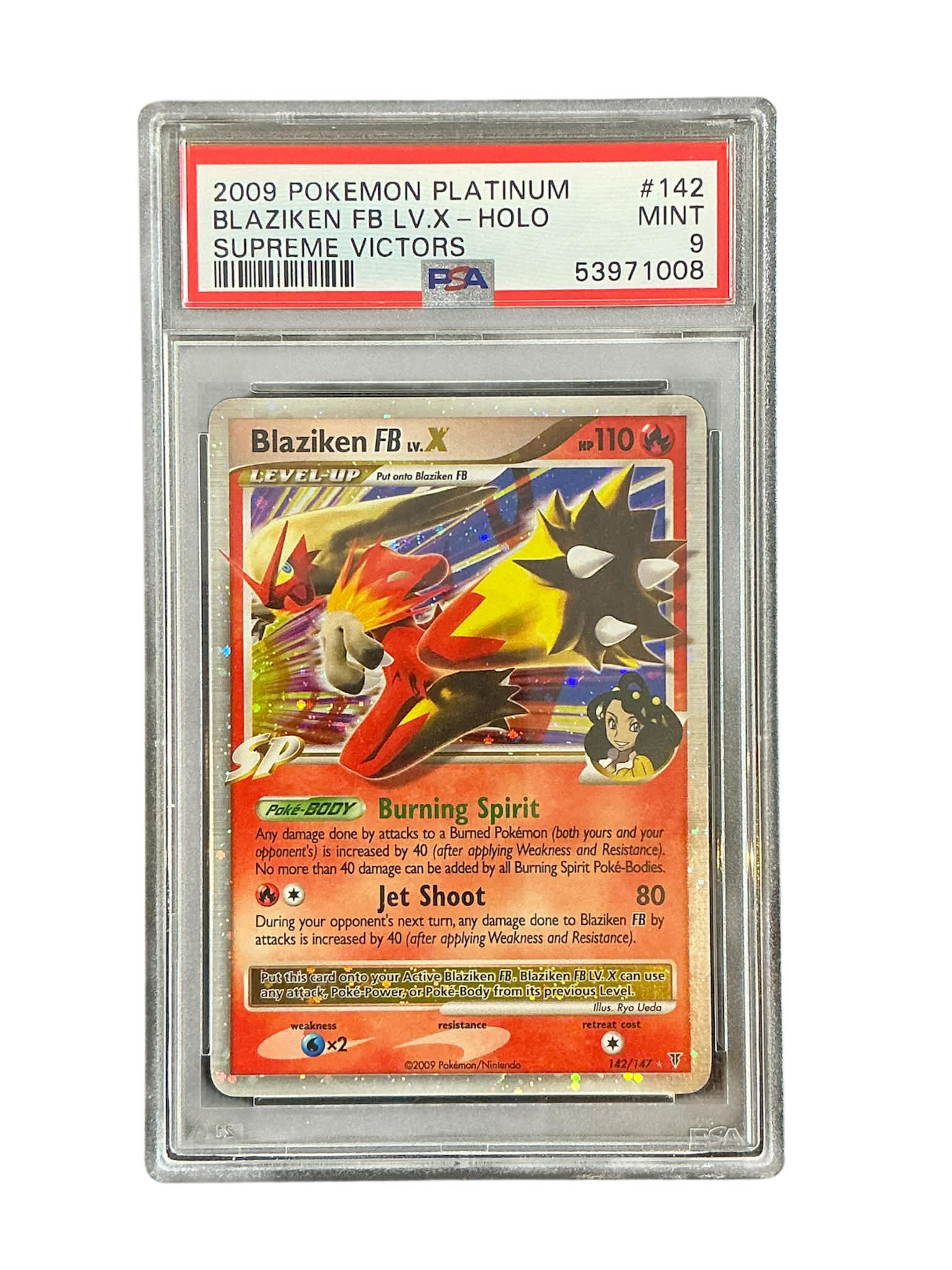 Supreme Victors  142 PSA9 #53971008 Blaziken FB Lv.X  - Holofoil - Ultra Rare
