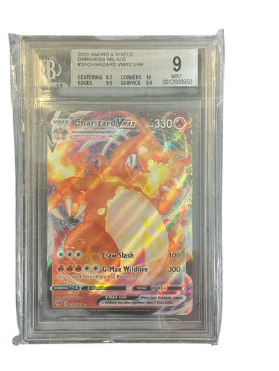 SWSH03 Darkness Ablaze  020/189 Beckett9 #0012606950 Charizard VMAX  - Holofoil - Ultra Rare