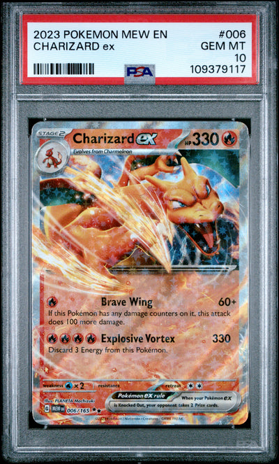 SV Scarlet & Violet 151  006/165 PSA10 #109379117 Charizard ex  - Holofoil - Double Rare
