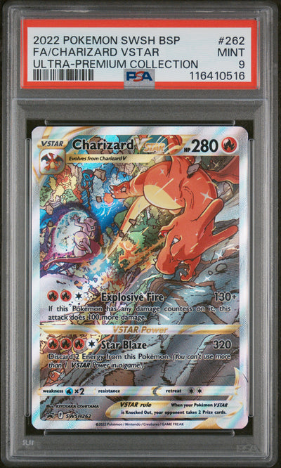 SWSH Sword & Shield Promo Cards  SWSH262 PSA9 #116410516 Charizard VSTAR  - Holofoil - Promo