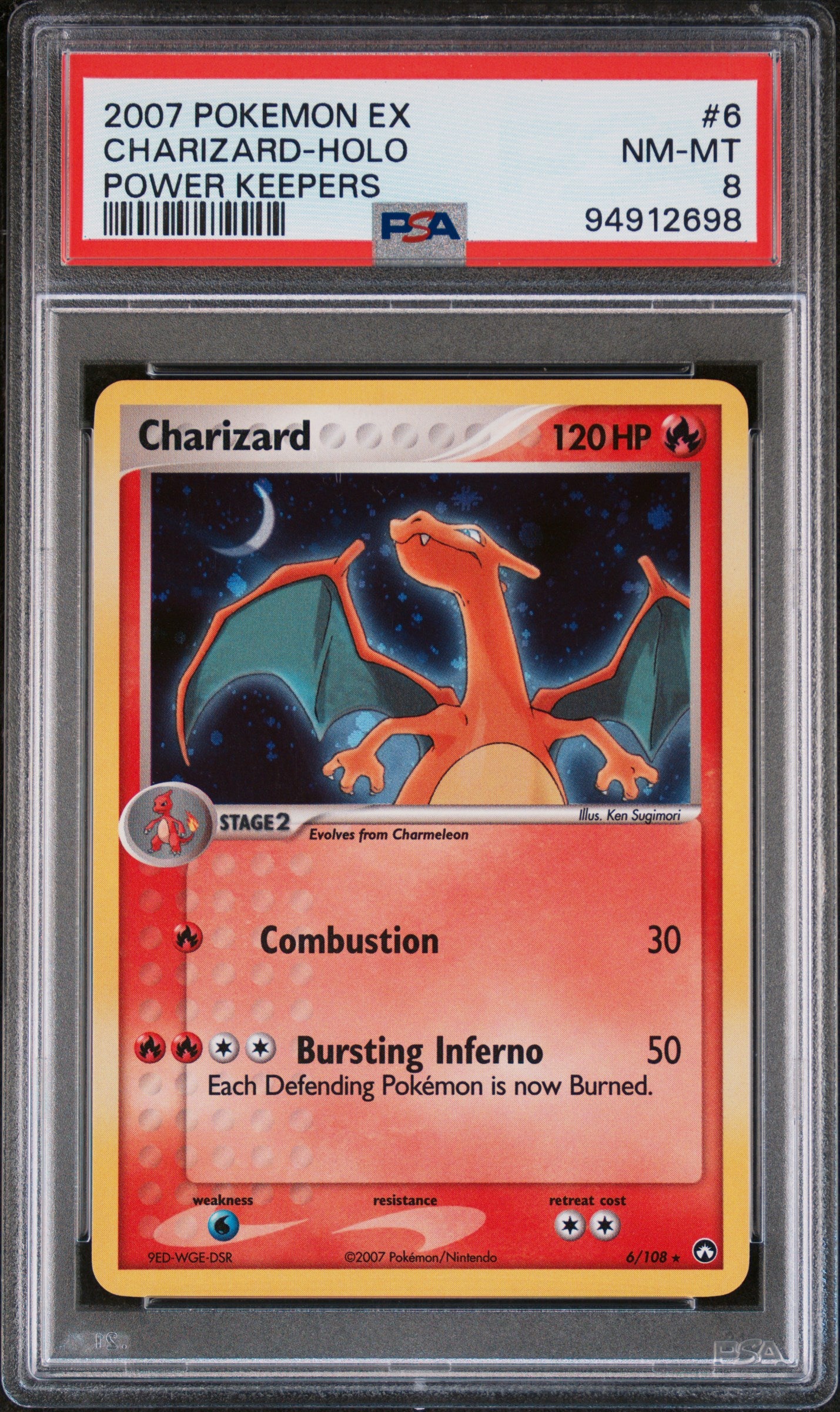 Power Keepers  006 PSA8 #94912698 Charizard  - Holofoil - Holo Rare