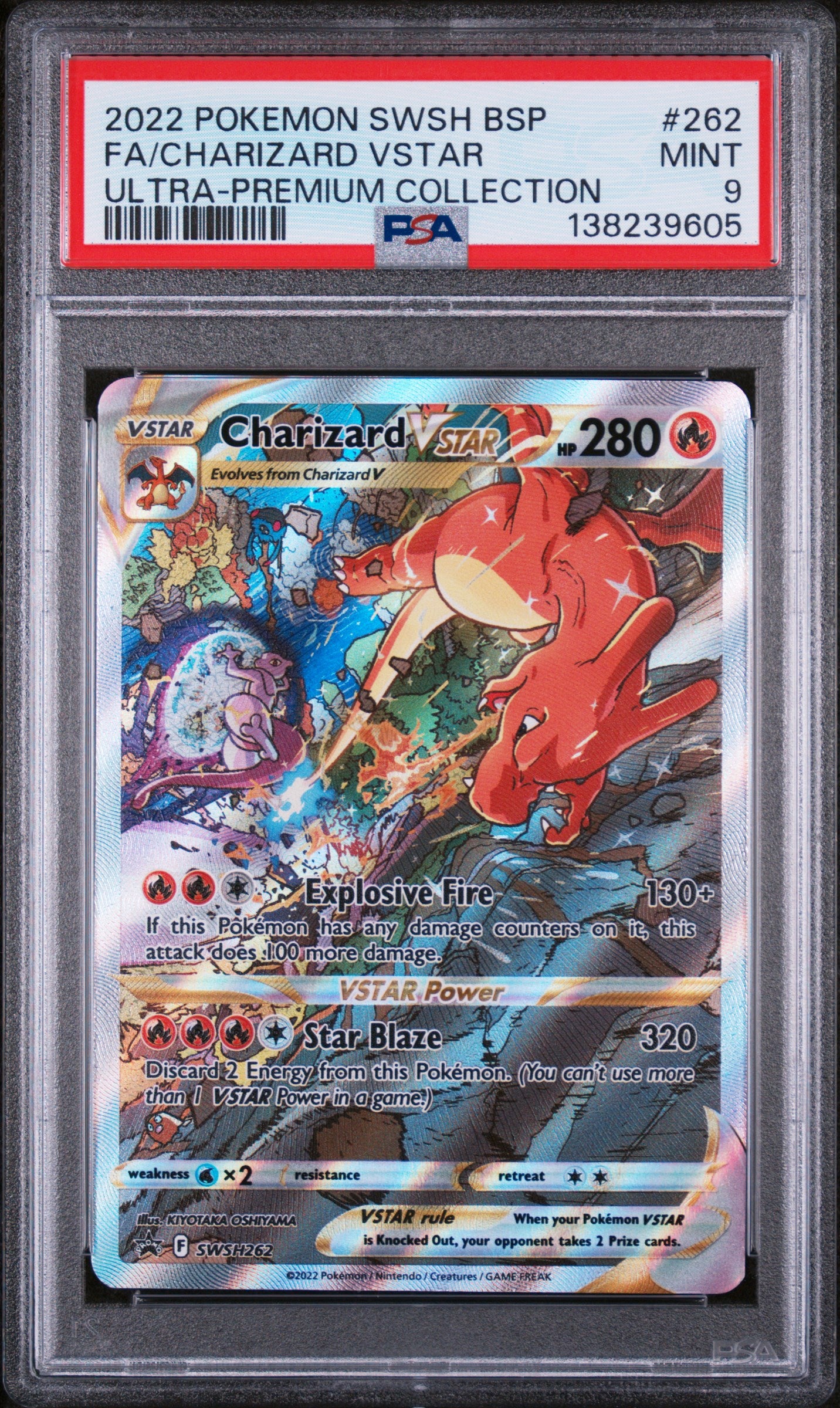 SWSH Sword & Shield Promo Cards  SWSH262 PSA9 #138239605 Charizard VSTAR  - Holofoil - Promo