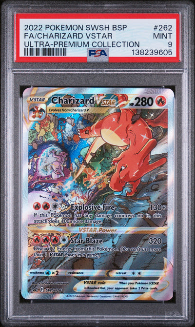 SWSH Sword & Shield Promo Cards  SWSH262 PSA9 #138239605 Charizard VSTAR  - Holofoil - Promo