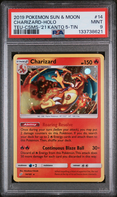 Miscellaneous Cards & Products  014/181 PSA9 #133738621 Charizard  - Holofoil - Promo (Cosmic Foil)