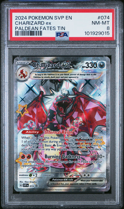 SV Scarlet & Violet Promo Cards  074 PSA8 #101929015 Charizard ex  - Holofoil - Promo