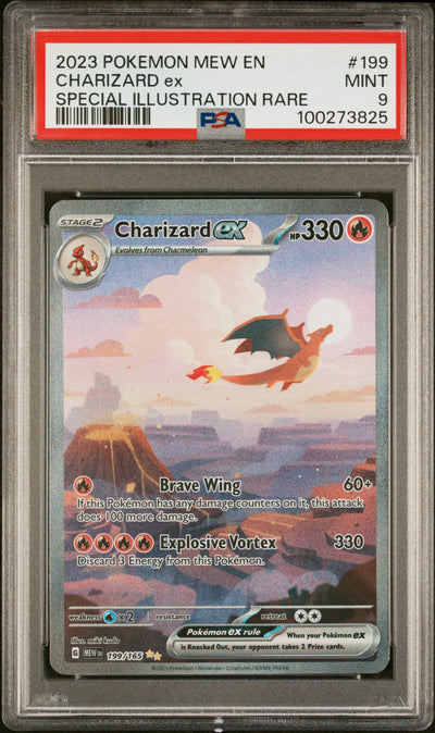 SV Scarlet & Violet 151 199/165 PSA9 #100273825 Charizard ex  - Holofoil - Special Illustration Rare
