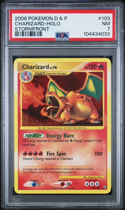 Stormfront  103 PSA7 #104434033 Charizard  - Holofoil - Secret Rare