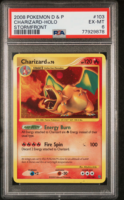 Stormfront  103 PSA 6 #77929878 Charizard  - Holofoil - Secret Rare