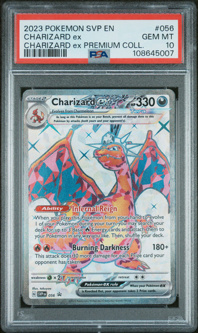BUNDLE SV Scarlet & Violet Promo Cards  056 PSA10 #108645007 Charizard ex  - Holofoil - Promo +  027 PSA10 #108645008 Charmeleon  - Holofoil - Promo +  026 PSA10 #108645009 Charmander  - Holofoil - Promo