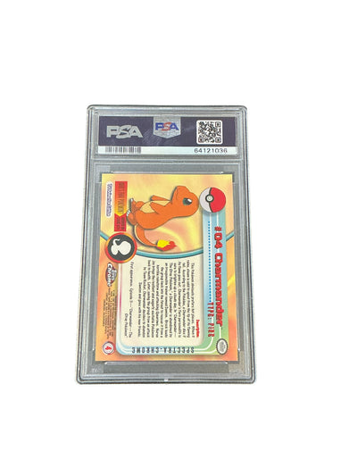 Topps Chrome 2000 - Series 1 &2 #004 - PSA8 #64121036 - Charmander