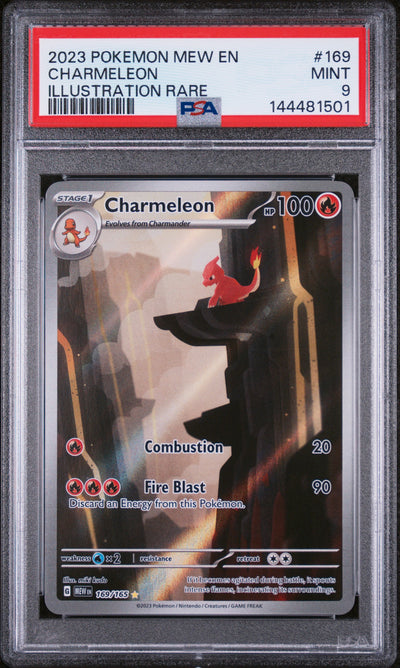SV Scarlet & Violet 151  169/165 PSA9 #144481501 Charmeleon  - Holofoil - Illustration Rare