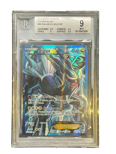 Plasma Blast  099 BGS9 #0018842909 Dialga EX (Team Plasma) (99 Full Art)  - Holofoil - Ultra Rare
