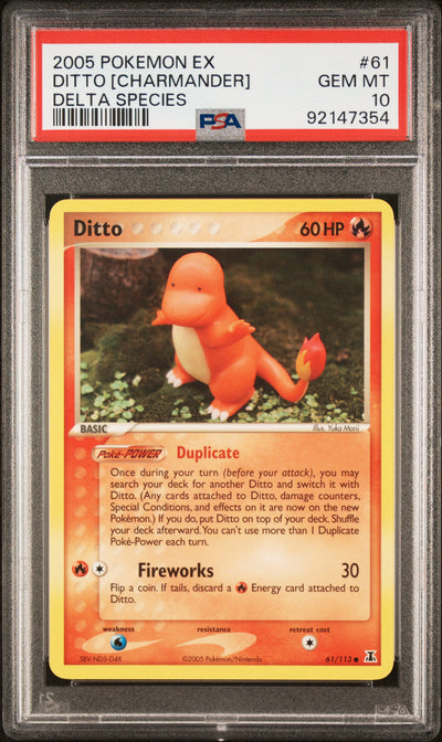 Delta Species  061/113 PSA 10 #92147354 Ditto  - Common