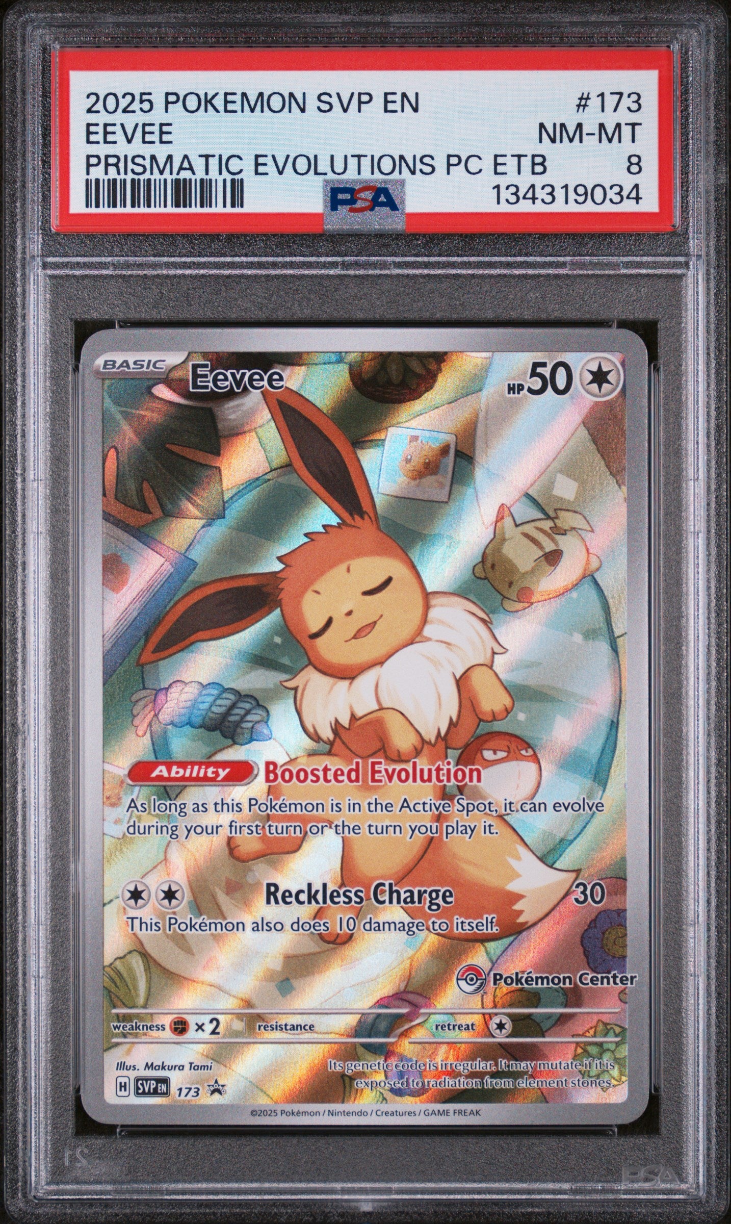 SV Scarlet & Violet Promo Cards  173 PSA8 #134319034 Eevee  - Holofoil - Promo