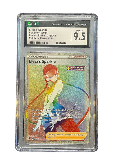 SWSH08 Fusion Strike  275/264 CGC 9.5 #6042156046 Elesa's Sparkle (Secret)  - Holofoil - Secret Rare
