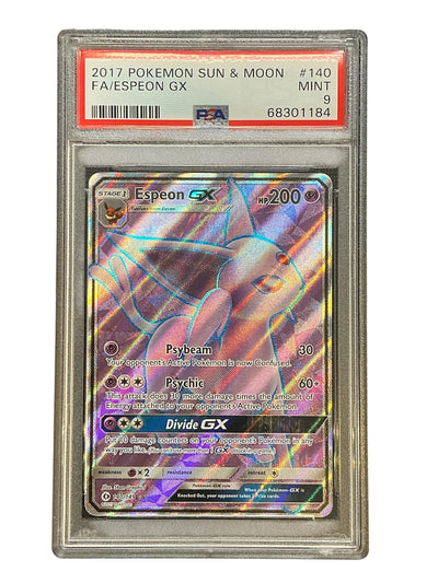 SM Base Set  140/149 PSA9 #68301184 Espeon GX (Full Art)  - Holofoil - Ultra Rare