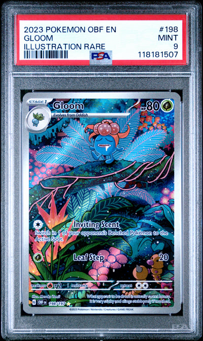 SV03 Obsidian Flames  198/197 PSA9 #118181507 Gloom  - Holofoil - Illustration Rare