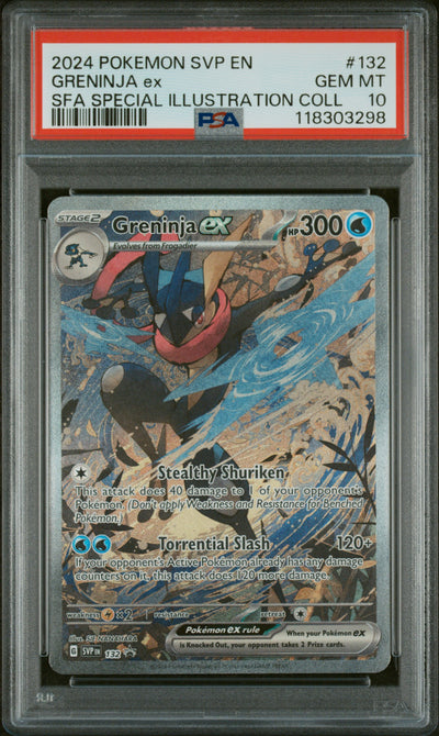 SV Scarlet & Violet Promo Cards  132 PSA10 #118303298 Greninja ex  - Holofoil - Promo