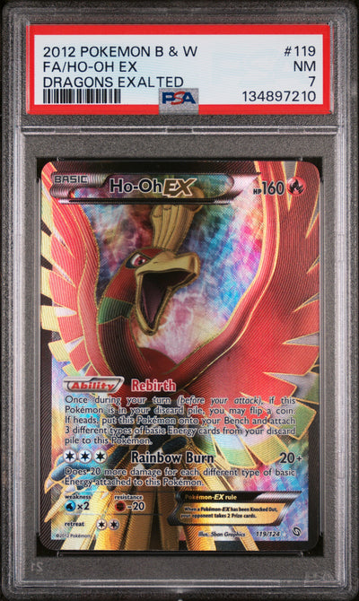 Dragons Exalted  119 PSA7 #134897210 Ho-oh  - Holofoil - Ultra Rare