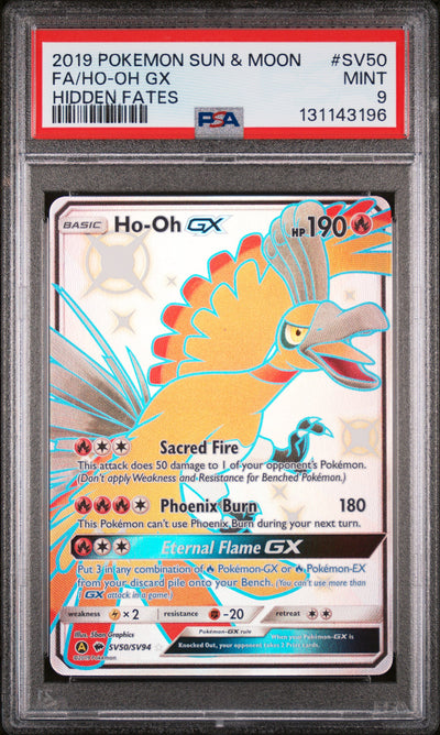 Hidden Fates Shiny Vault  SV50/SV94 PSA 9 #131143196 Ho-Oh GX  - Holofoil - Shiny Holo Rare