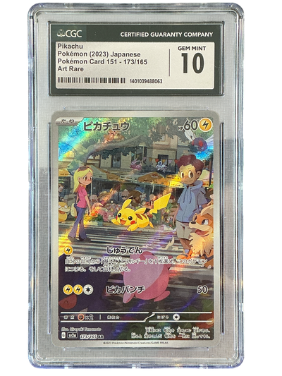 SV2a Pokemon Card 151  173/165 CGC10 #1401039488063 Pikachu  - Holofoil - Art Rare